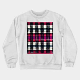 AI Tartan Crewneck Sweatshirt